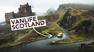 SCOTLAND VAN LIFE - New van, castles, coffee, wildlife and rough weather - part 1