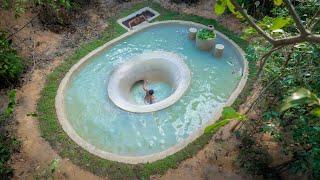 Building the Most Amazing Deep Hole Swimming Pool Park for Entertainment