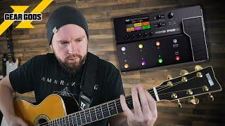 Make Your Acoustic Guitar Sound AMAZING With The Line6 POD Go! | GEAR GODS