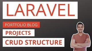 Laravel Blog / Portfolio Application Part 23: projects crud structure