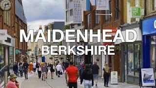 Maidenhead Town Centre Street View, Berkshire, England UK , 4K HDR