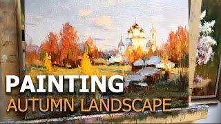 Painting autumn landscape #2