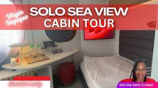 Tour Virgin Voyages' Scarlet Lady Solo Sea View Cabin