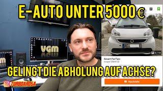 E-Auto unter 5K? Kann das was? E-Mobilität für jedermann! Smart ForTwo 451 ED. *Die Abholung*