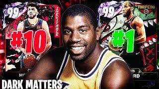 RANKING THE TOP 10 BEST DARK MATTER CARDS IN NBA 2K25 MyTEAM!!