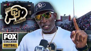 Deion Sanders breaks down Colorado's DOMINANT 34-7 win over Arizona | CFB on FOX