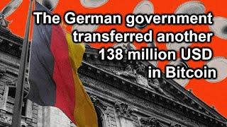 The German government transferred another 138 million USD in Bitcoin| Starter Crypto