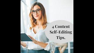 4 Content Editing Tips for Freelance Writers