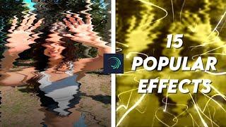 15 Popular Effects On Alight Motion | Giveaway