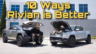 10 Reasons to get the Rivian R1T over the Cybertruck!