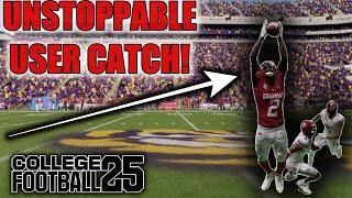 The MOST UNSTOPPABLE USER CATCH In College Football 25 (FULL TUTORIAL)