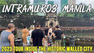 INTRAMUROS MANILA | Virtual Walking Tour Inside the Walled City, Fort Santiago + LRT TRAIN RIDE