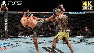 UFC 5 - PS5 Gameplay | Islam Makhachev vs. Charles Oliveira (4K 60FPS)