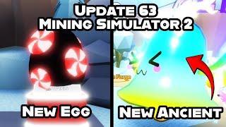  UPDATE 63 IS HERE + NEW ANCIENT SHOWCASE IN MINING SIMULATOR 2 (MS2)