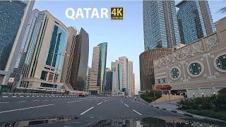 قطر 4K - جولة من مول سيتي سنتر الدوحة إلى فندق كمبينسكي في اللؤلؤة
