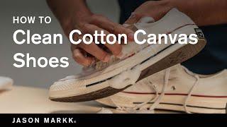 How to Clean Cotton Canvas Shoes Feat. Converse Chuck Taylors