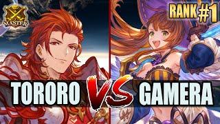 GBVSR  Tororo (Percival) vs Gamera (Beatrix)  High Level Gameplay