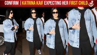 7 Month Pregnant Katrina Kaif Hiding Her Huge Baby Bump With Denim Jacket