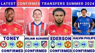 TOP 50 CONFIRMED SUMMER TRANSFER 2024 BRYAN GIL,  VARANE, EDERSON  PAUL DYBLA 