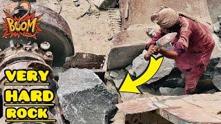 Giant Sand Crushing ASMR How Stone Crushing Works⁉️How to Crush Rocks Jaw /Rock Crusher ️