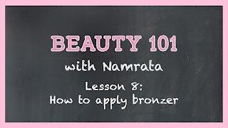 How To Apply Bronzer | Beauty 101 | Namrata Soni Makeup | MissMalini