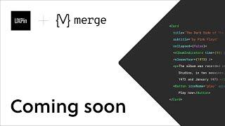 UXPin Merge – the code-based design revolution