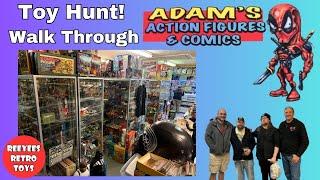 Adam's Action Figures & Comics - TOY HUNT & WALK THROUGH!!