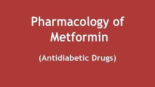 Pharmacology of Metformin (Antidiabetic Drug) [ENGLISH] | Dr. Shikha Parmar