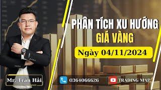 Phân tích xu hướng giá vàng hôm nay 04/11/2024 #dubaogiavang #nhandinhxuhuongvang #xuhướnggiávàng