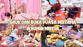 SAUR DAN BUKA PUASA PERTAMA DIRUMAH MERTUA ‼️Pulang Ikut Suami Ke Kosan | Unboxing