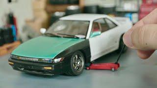 Nissan 240sx S13 Drift Missile Model Car Full Build Step by Step