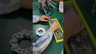 Assembling GT1749V Turbine model Nozzle Ring Geometry VNT