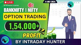 Live Intraday Trade | Bank nifty Option Trading by Intraday Hunter