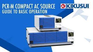 PCR M Basic Operating Guide