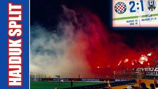  The Atmosphere of the Fans at the Poljud Stadium, Hajduk Split 2-1 Lokomotiva Zagreb