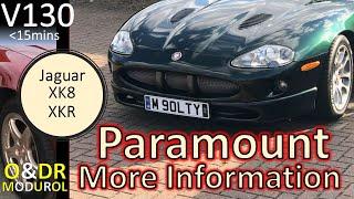 Jaguar XK8 Paramount Performance more information, costs options, hood cover Chas V130 / XKR (X100)