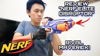 NERF ELITE DISRUPTOR | RIVAL MAVERICK NIH BOS! [REVIEW & SHOOTING TEST INDONESIA]