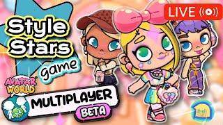 (LIVE) **Play with ME!** Style Stars Game + Visiting YOU! (AVATAR WORLD with Lisa)