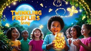 Twinkling Fireflies Song | Magical Fireflies Rhyme for Kids | Kids bedtime songs