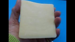 Vegan White Soap Made HOT PROCESS No Scent, No Color, No Castor Oil