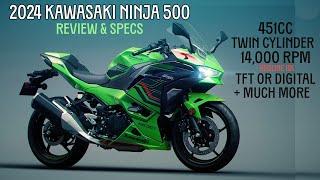 2024 Kawasaki Ninja 500 Ride Review! this one surprised me! great bike