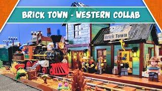 HUGE Lego Western MOC | Brick Town Collaboration by Zbudujmy.to | Targi Hobby 2023