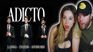 MEXICANOS REACCIONAN a ADICTO - EMANERO x LA KONGA x ANTONIO RIOS !!