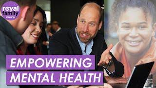 Prince William Sees How Text Messages Save Young Lives