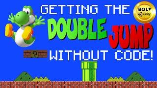 Get The Double-Jump WITHOUT Code!  Bolt + Unity Tutorial