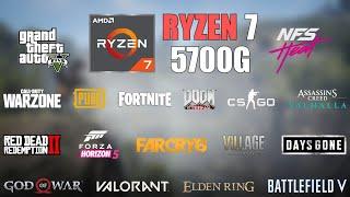Ryzen 7 5700G (Vega 8) - 25 Games Tested in 2022
