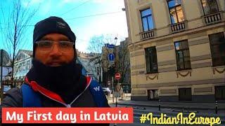 First day in Latvia ||  Temporary Resident Card ke liye apply kar diya. #europe #latvia