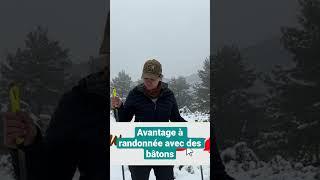 1er avantage à marcher avec des bâtons