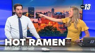 Tasty Trends: News anchors test spicy ramen