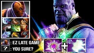 Who's The Late Game Boss? Full Slot THANOS vs Anti-Mage Most Craziest Battle by Gabbi Dota 2